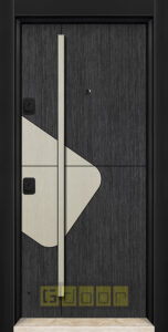 D 06 Антрацит бял с пасивна дръжка